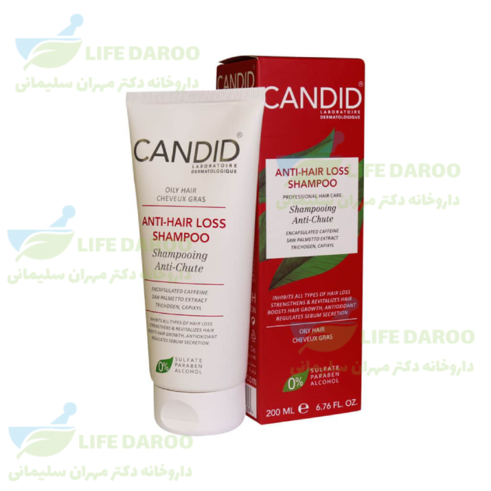 شامپو ضد ریزش موی چرب کاندید