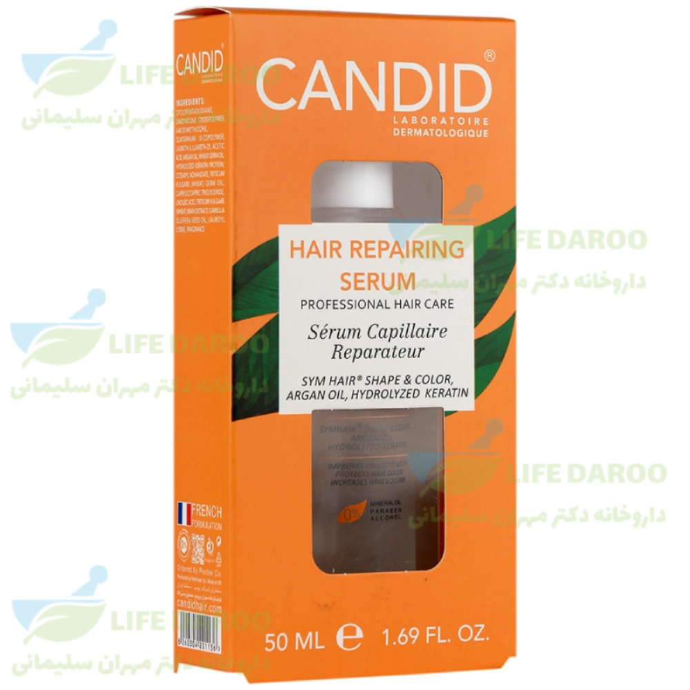 سرم ترمیم کننده تک فاز مو کاندید