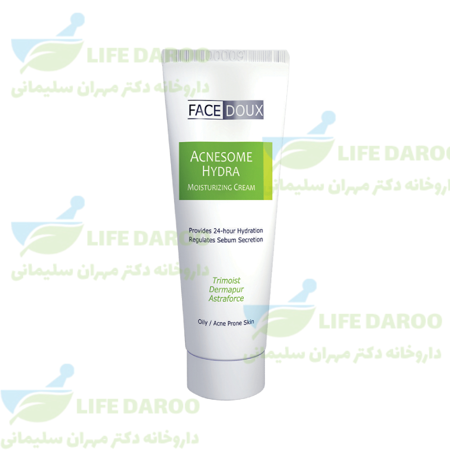 کرم مرطوب کننده آکنه زوم هیدرا پوست چرب و جوشدار فیس دوکس