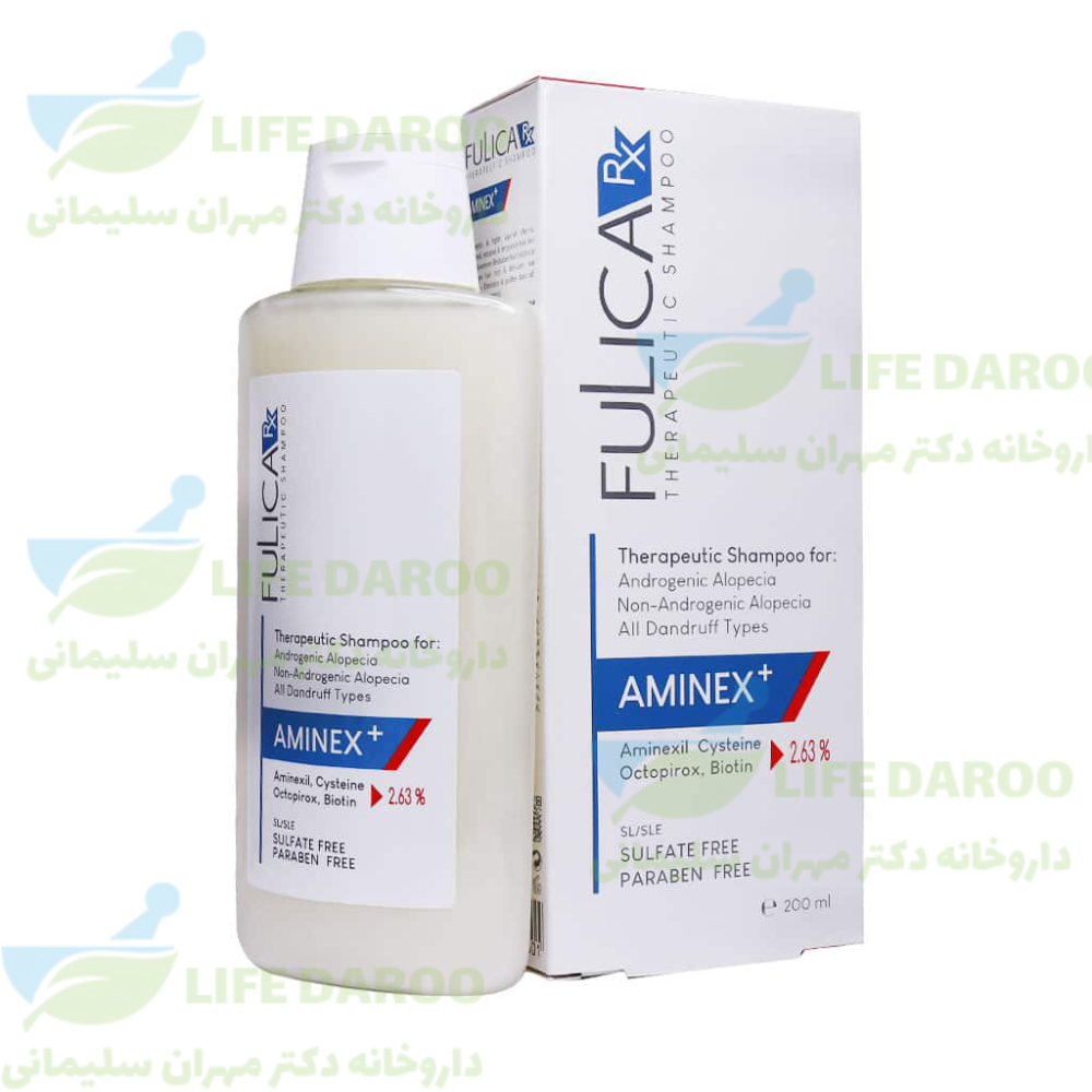 شامپو آمینکس پلاس فولیکا آر ایکس
