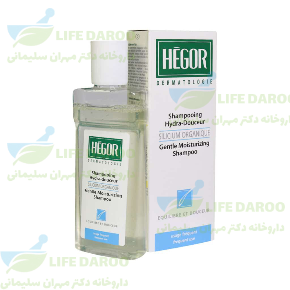 شامپو مرطوب کننده ارگانیک سیلیسیوم هگور