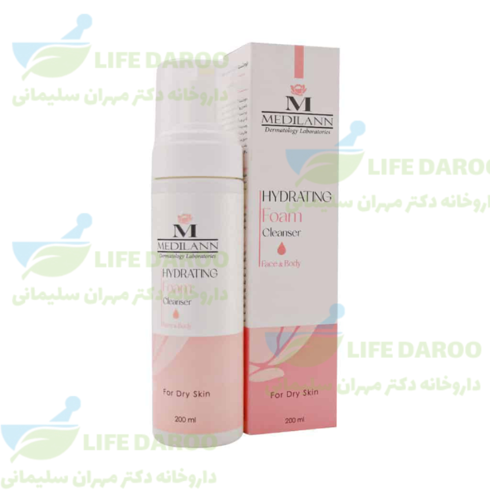فوم شستشو صورت و بدن پوست خشک مدیلن