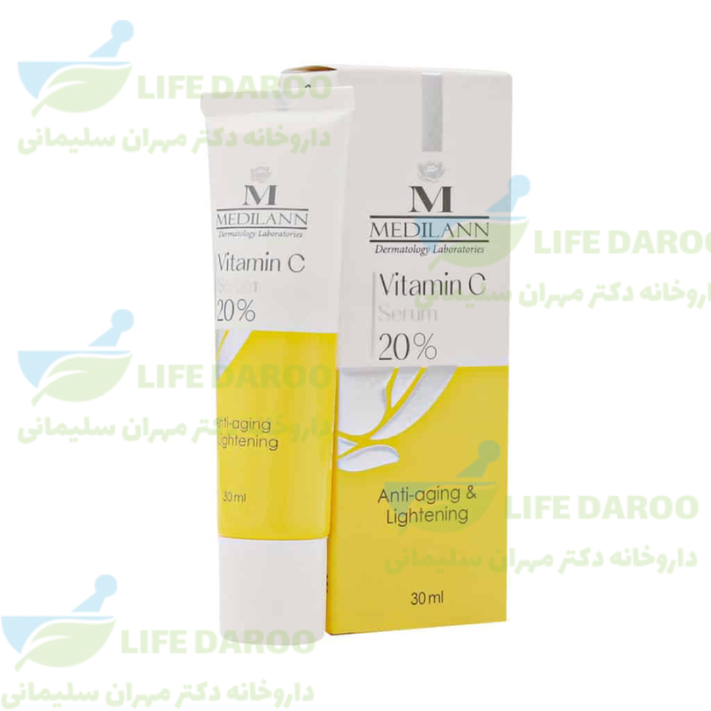 سرم ضد لک ویتامین سی 20 درصد مدیلن