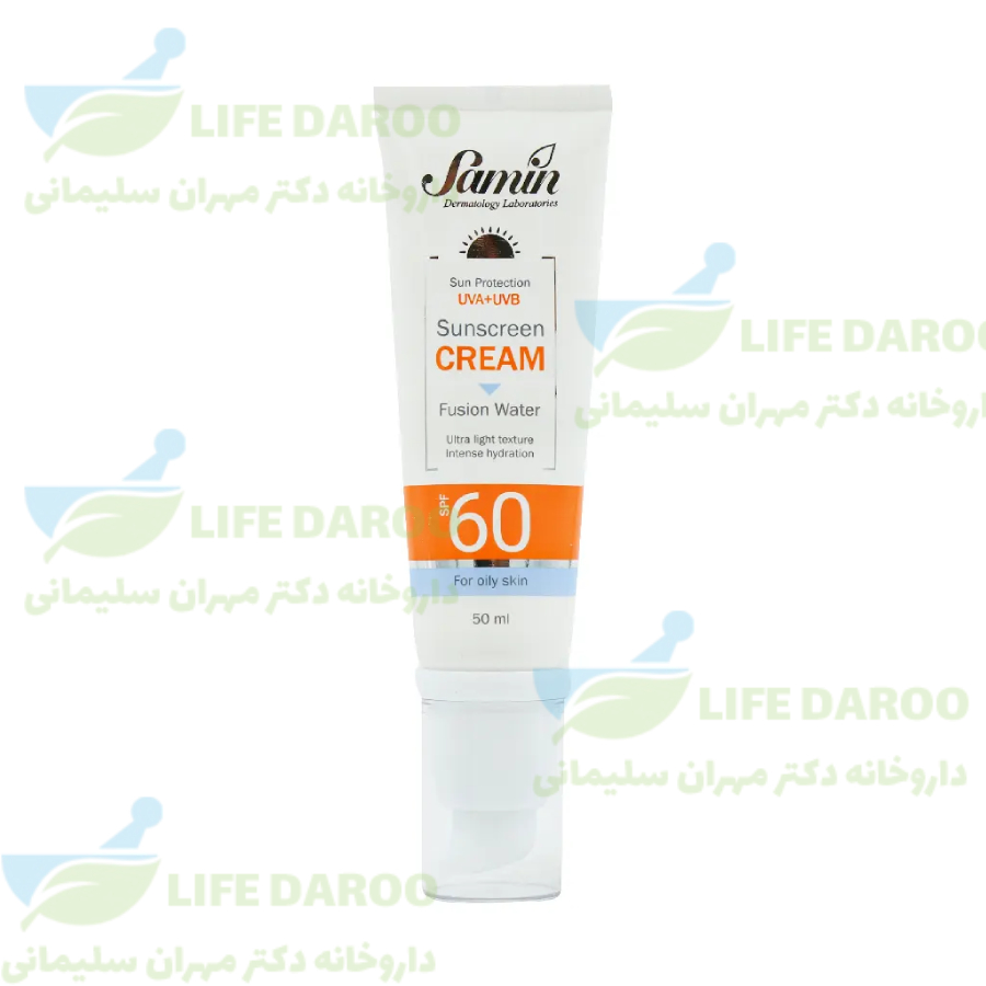 ضد‌آفتاب فیوژن واتر پوست چرب SPF60 ثمین