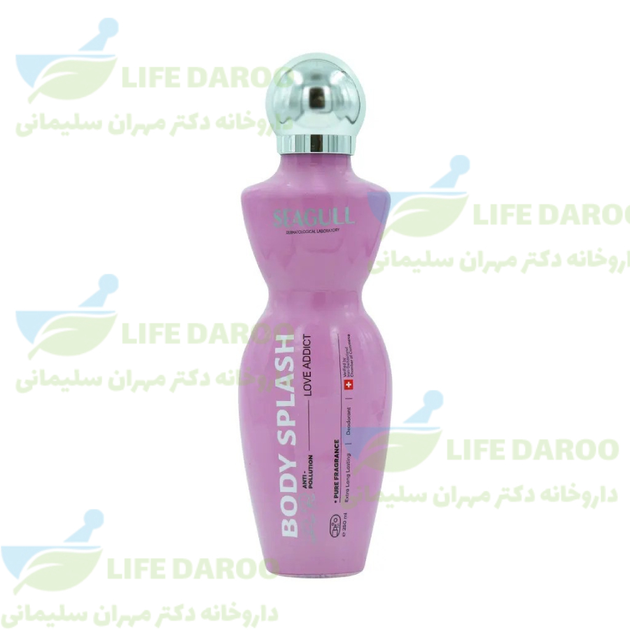 بادی اسپلش زنانه مدل Love Addict سی گل