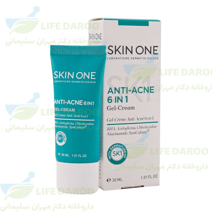 ژل کرم ضد جوش 6 در 1 اسکین وان