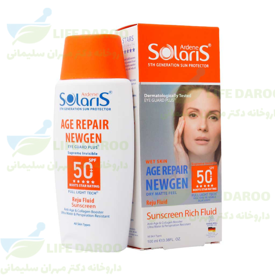 ضد آفتاب و ضد چروک سولاریس آردن مدل ایج ریپیر نیوژن