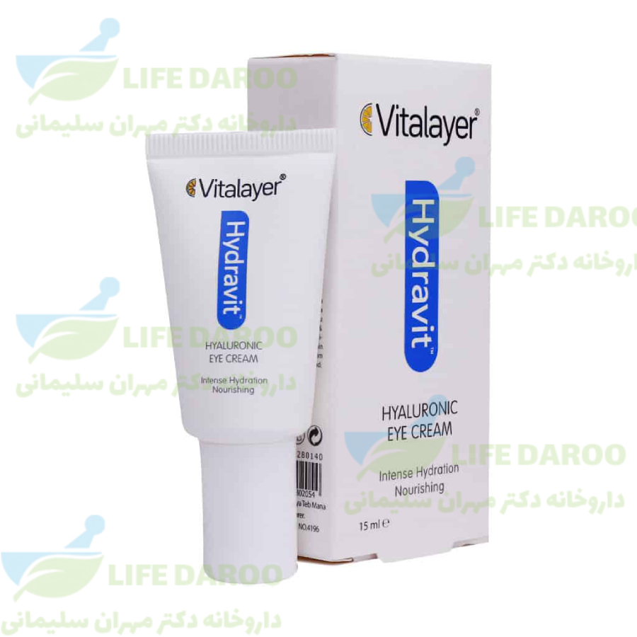 کرم دور چشم آبرسان هیالورونیک اسید هیدراویت ویتالیر
